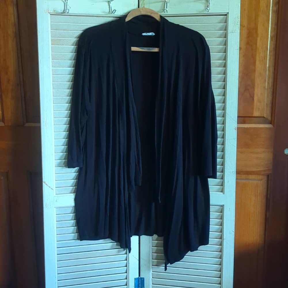 Elegant Black Women's Cardigan